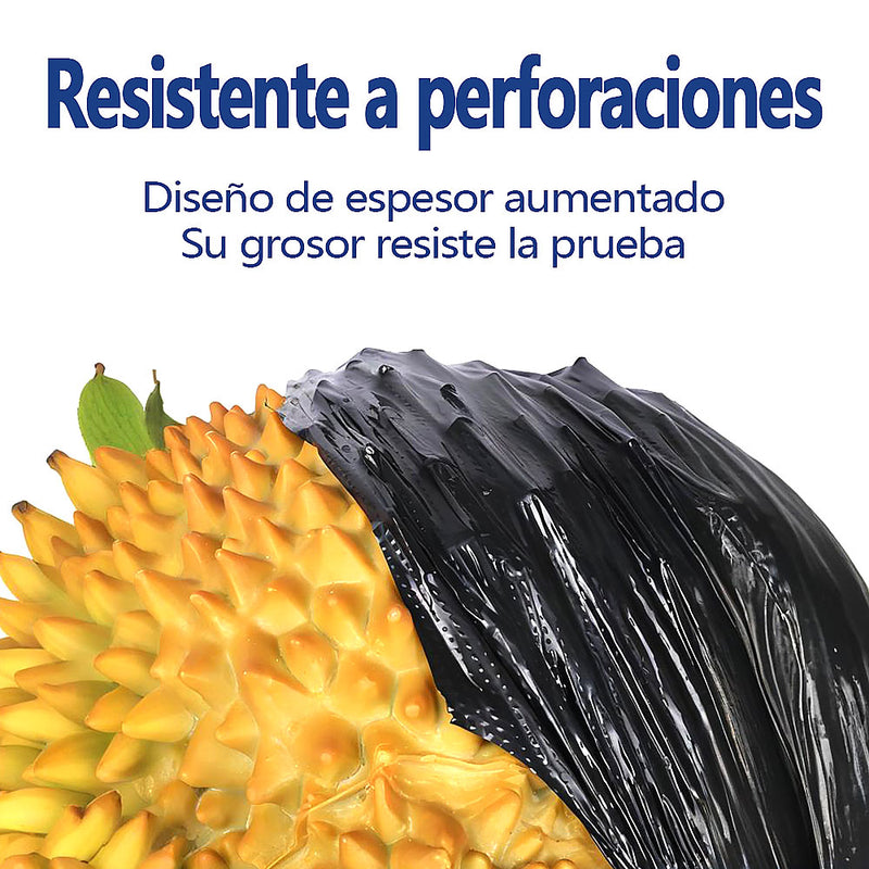 AILEDA 平口大号黑色加厚垃圾袋 70×90cm 商用家用 60L 大容量平底 PE 塑料袋 单卷 10只