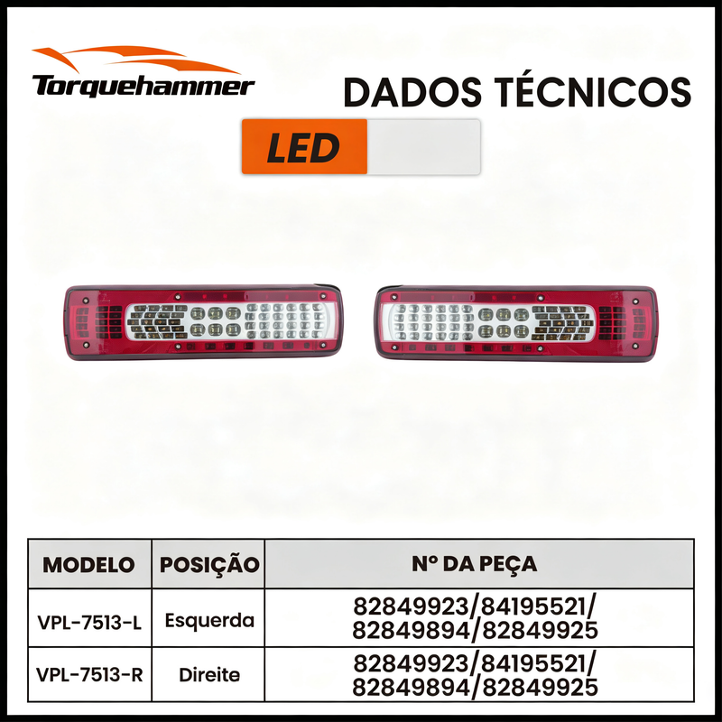 沃尔沃 FH/FM 卡车 LED 后尾灯 24V 原车无损替换 刹车示宽倒车三合一重卡尾灯