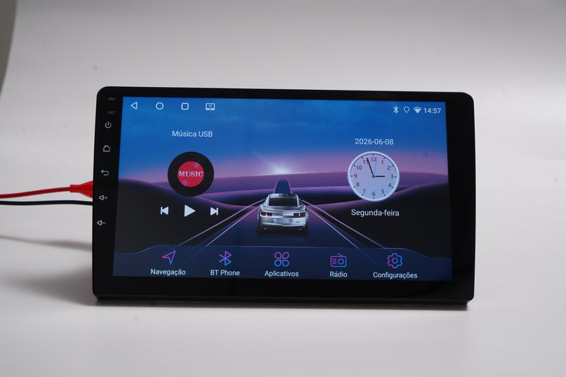 9 英寸 IPS 2.5D 车载多媒体导航一体机 VPL-1167/464 | 八核 4G+64G，Android 14，无线 CarPlay/Android Auto，GPS 导航，5G WiFi 蓝牙 5.0，360° 全景摄像头支持，AHD 倒车影像，DVR 行车记录
