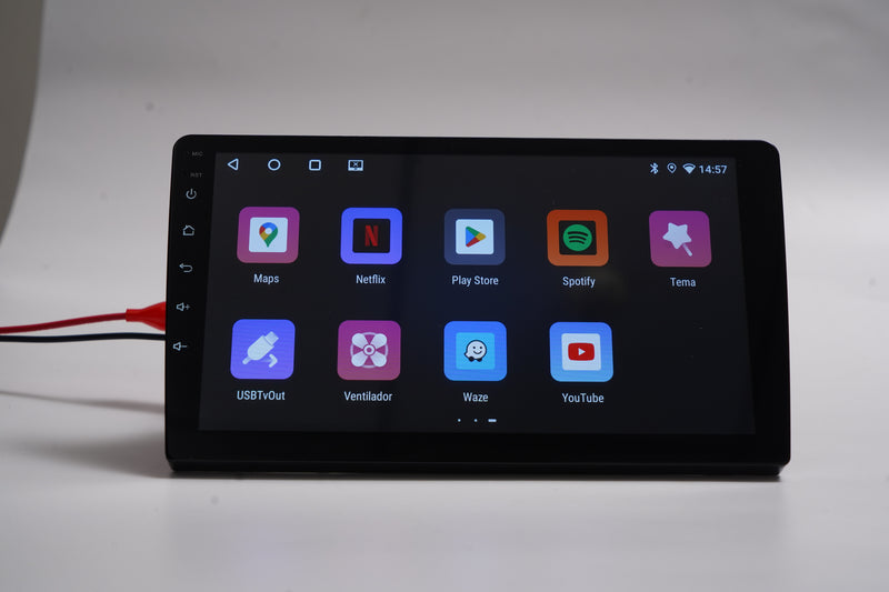 9 英寸 IPS 2.5D 车载多媒体导航一体机 VPL-1167/464 | 八核 4G+64G，Android 14，无线 CarPlay/Android Auto，GPS 导航，5G WiFi 蓝牙 5.0，360° 全景摄像头支持，AHD 倒车影像，DVR 行车记录
