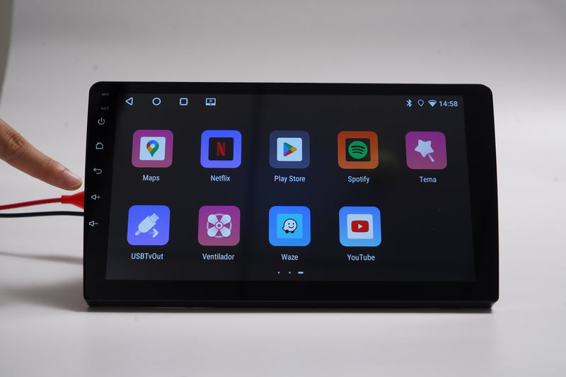 9 英寸 IPS 2.5D 车载多媒体导航一体机 VPL-1167/464 | 八核 4G+64G，Android 14，无线 CarPlay/Android Auto，GPS 导航，5G WiFi 蓝牙 5.0，360° 全景摄像头支持，AHD 倒车影像，DVR 行车记录