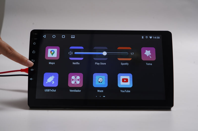 9 英寸 IPS 2.5D 车载多媒体导航一体机 VPL-1167/464 | 八核 4G+64G，Android 14，无线 CarPlay/Android Auto，GPS 导航，5G WiFi 蓝牙 5.0，360° 全景摄像头支持，AHD 倒车影像，DVR 行车记录