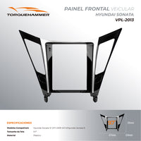 TORQUEHAMMER VPL-2013 现代索纳塔八 9.7 寸竖屏改装面框