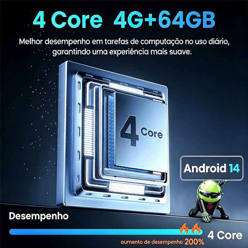 9 英寸 IPS 2.5D 车载多媒体导航一体机 VPL-1162/464 | 4 核 4G+64G，Android 14，无线 CarPlay/Android Auto，GPS 导航，5G WiFi 蓝牙 5.4，AHD 倒车影像，DVR 行车记录